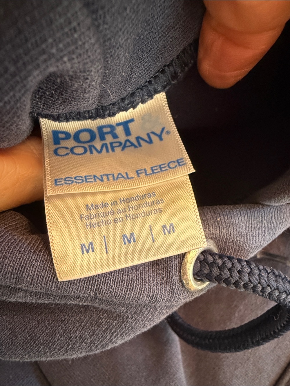 Vintage and cool- Monterey Junior lifeguard heavy Navy Pullover Hoodie with logo - Picture 6 of 6
